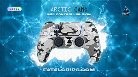 Arctic Camo PS5 Controller Skin