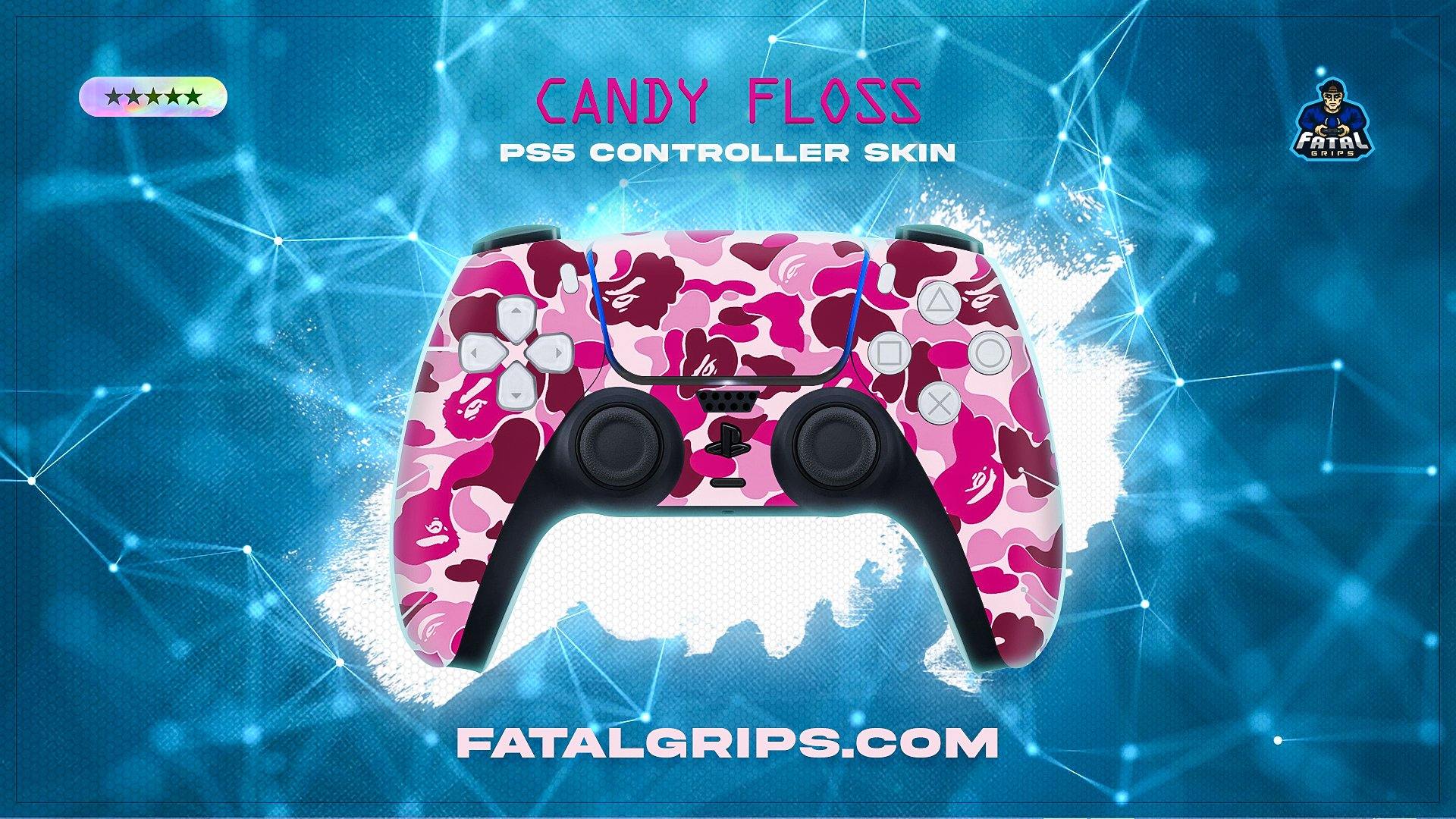 Candy Floss PS5 Controller Skin - Fatal Grips