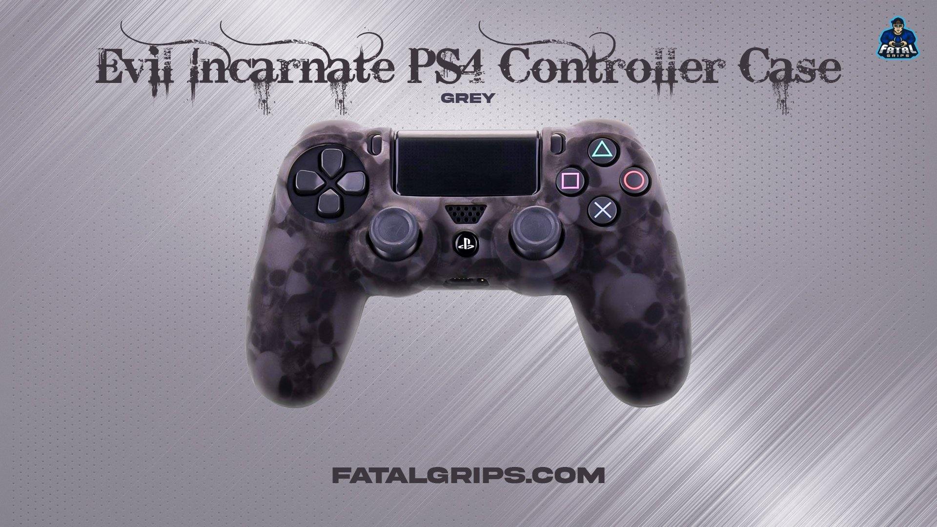 Evil Incarnate PS4 Controller Case (Grey) - Fatal Grips