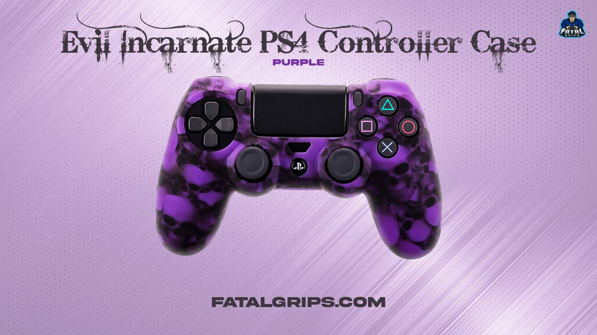 Evil Incarnate PS4 Controller Case (Purple) - Fatal Grips