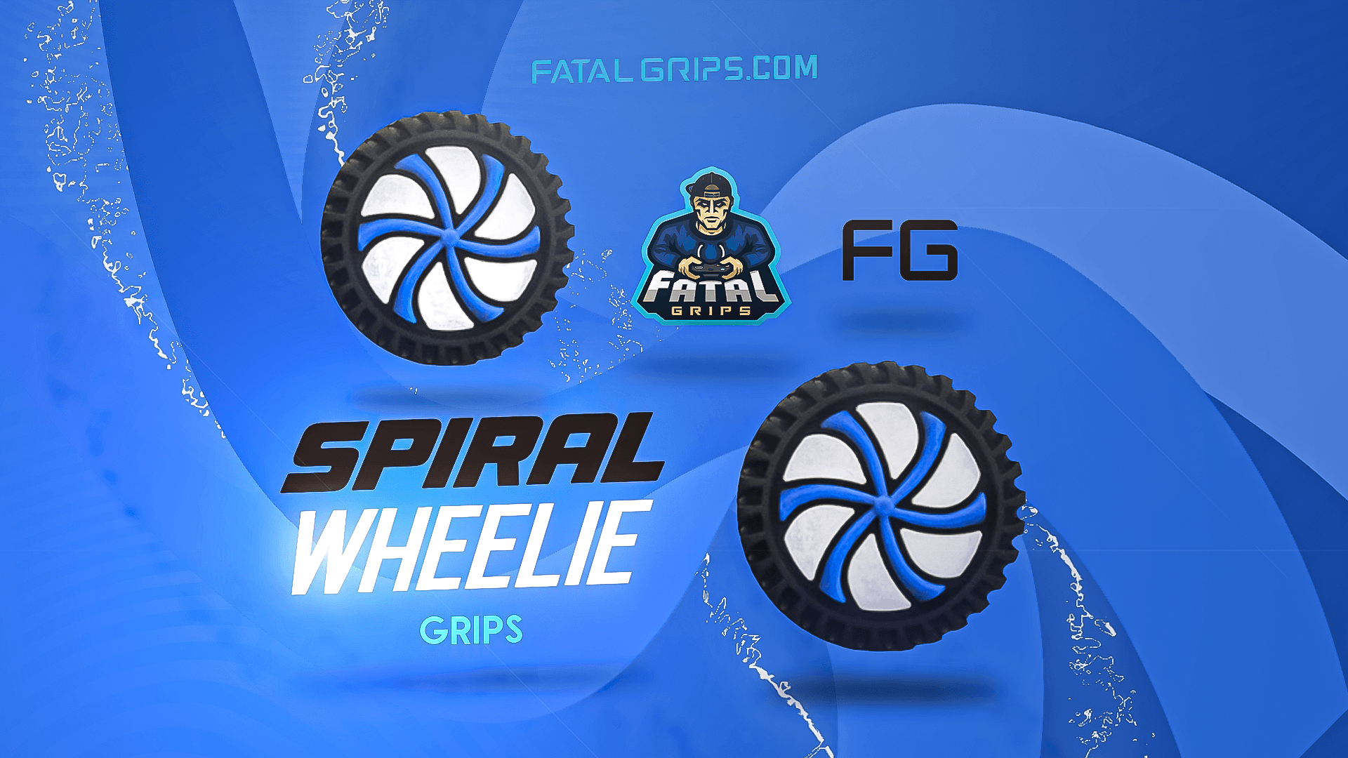 Spiral Wheelie Grips - Fatal Grips