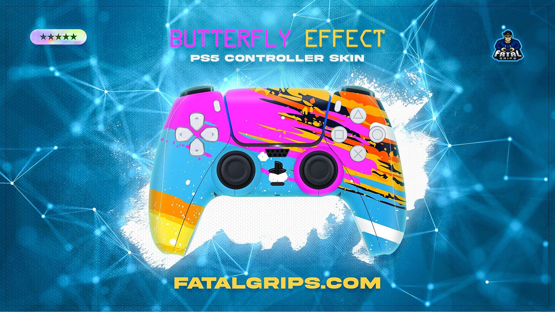 Butterfly Effect PS5 Controller Skin - Fatal Grips