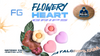 Flowery Heart Grips - Pink