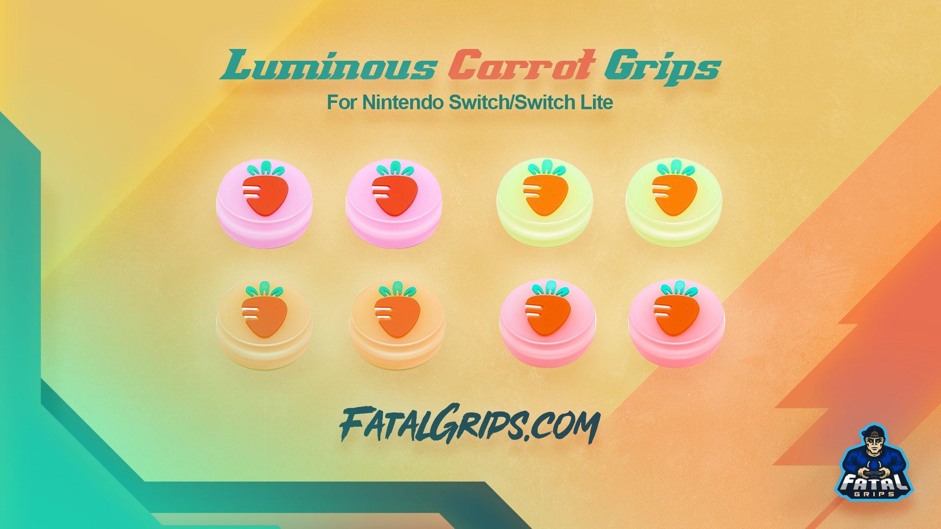 Luminous Carrot Grips - Fatal Grips