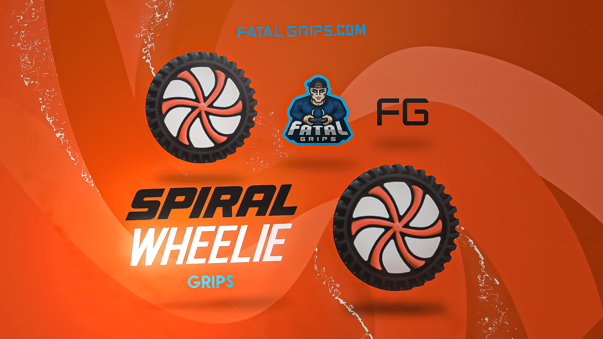 Spiral Wheelie Grips - Fatal Grips