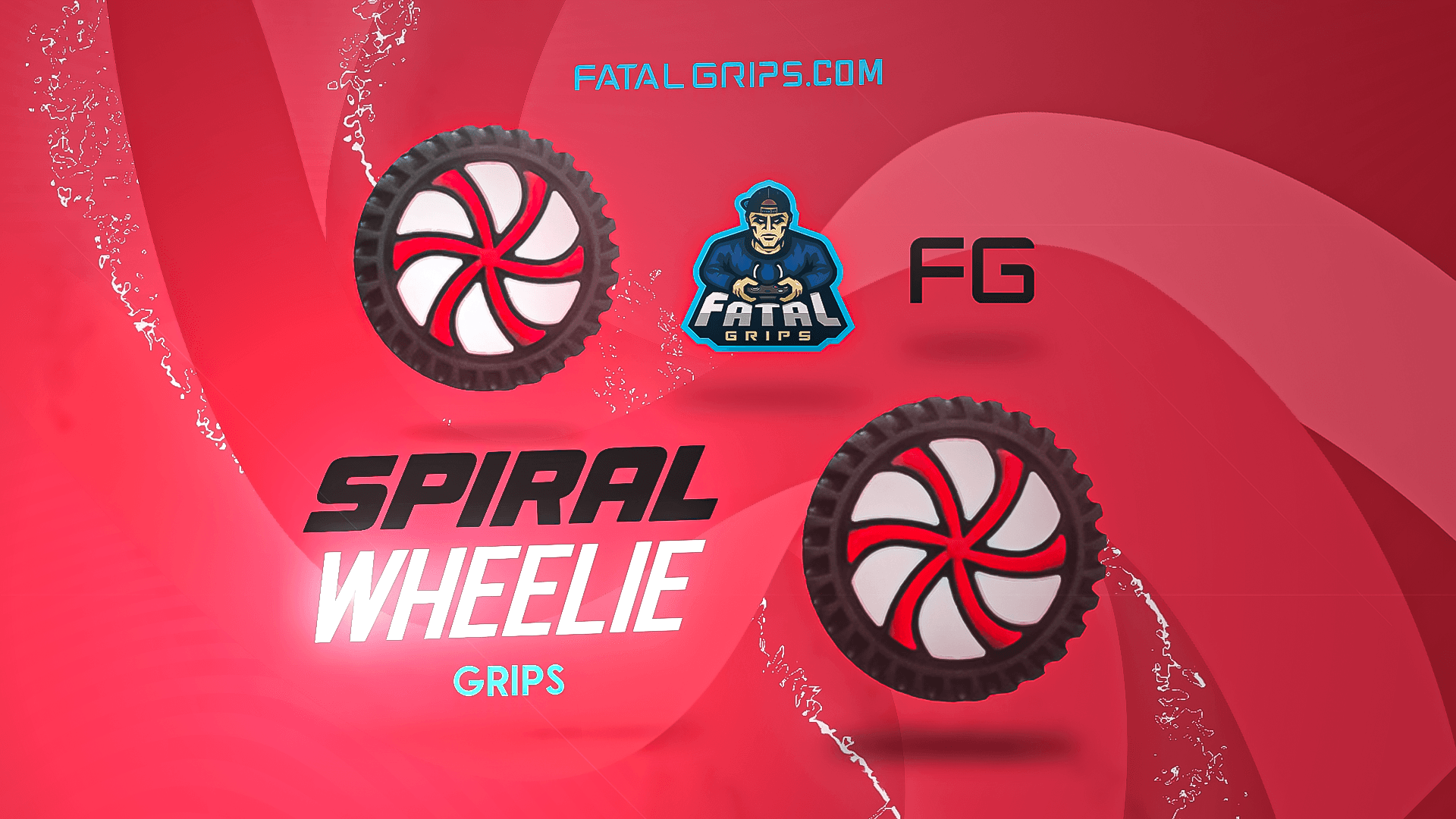 Spiral Wheelie Grips - Fatal Grips