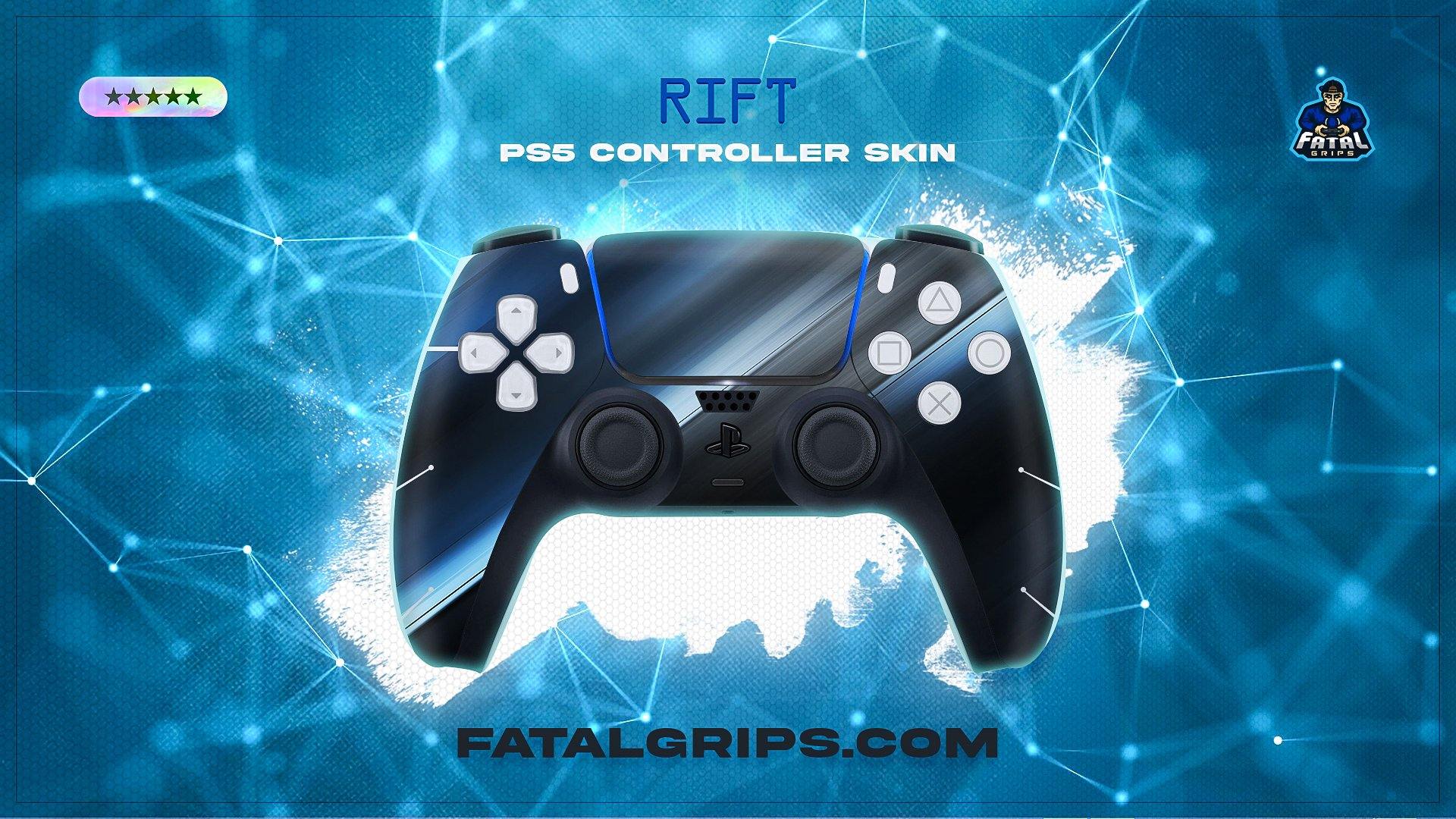 Rift PS5 Controller Skin - Fatal Grips