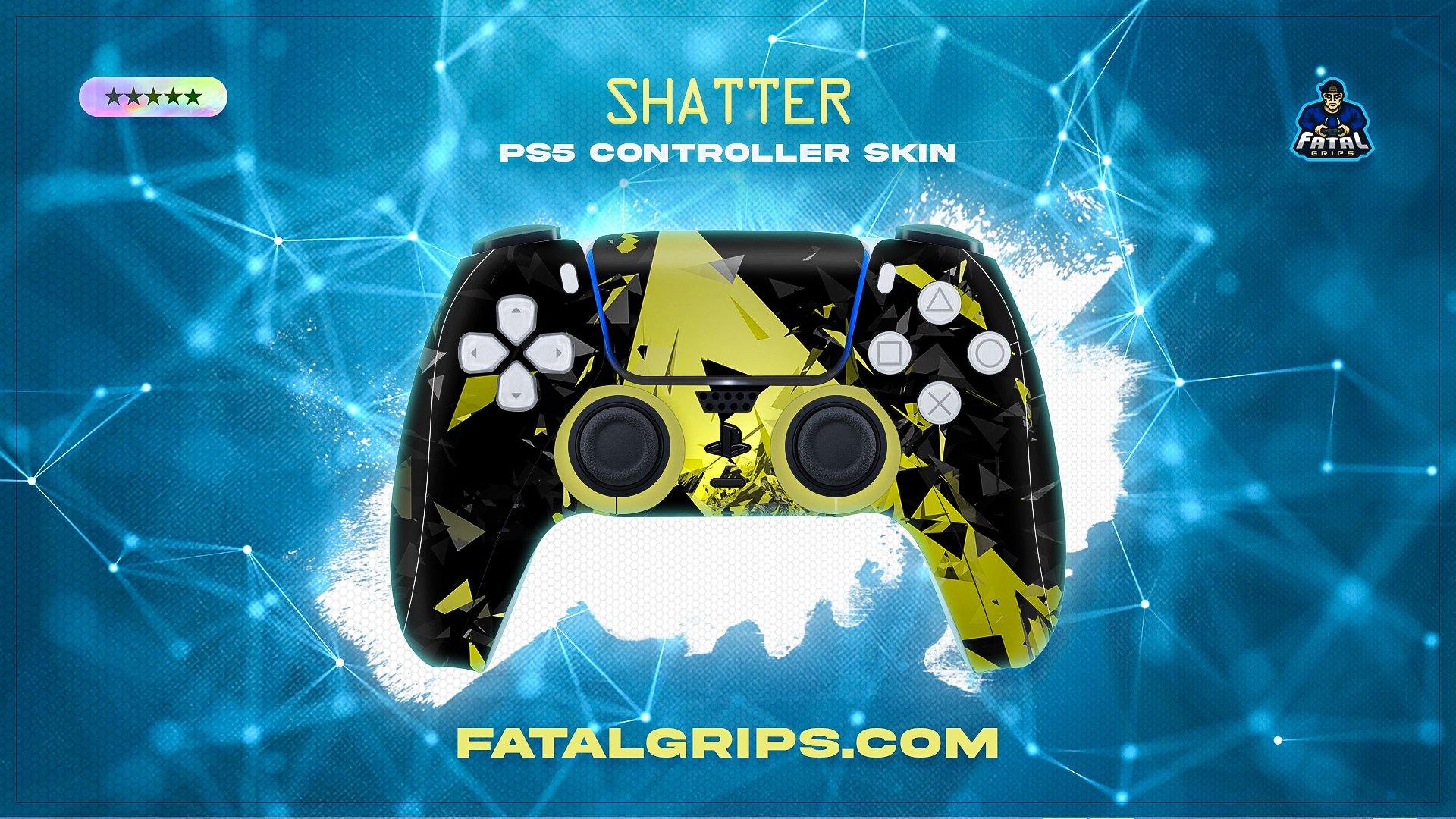 Shatter PS5 Controller Skin - Fatal Grips
