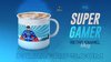 Super Gamer Retro Enamel Mug - Fatal Grips