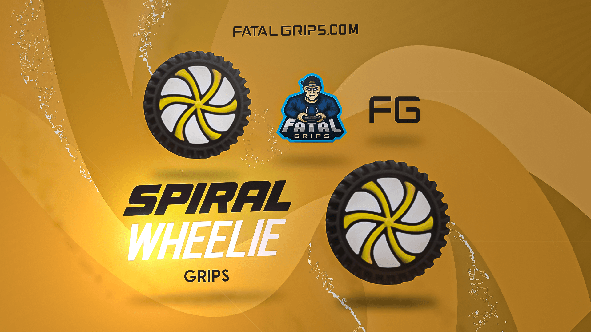 Spiral Wheelie Grips - Fatal Grips