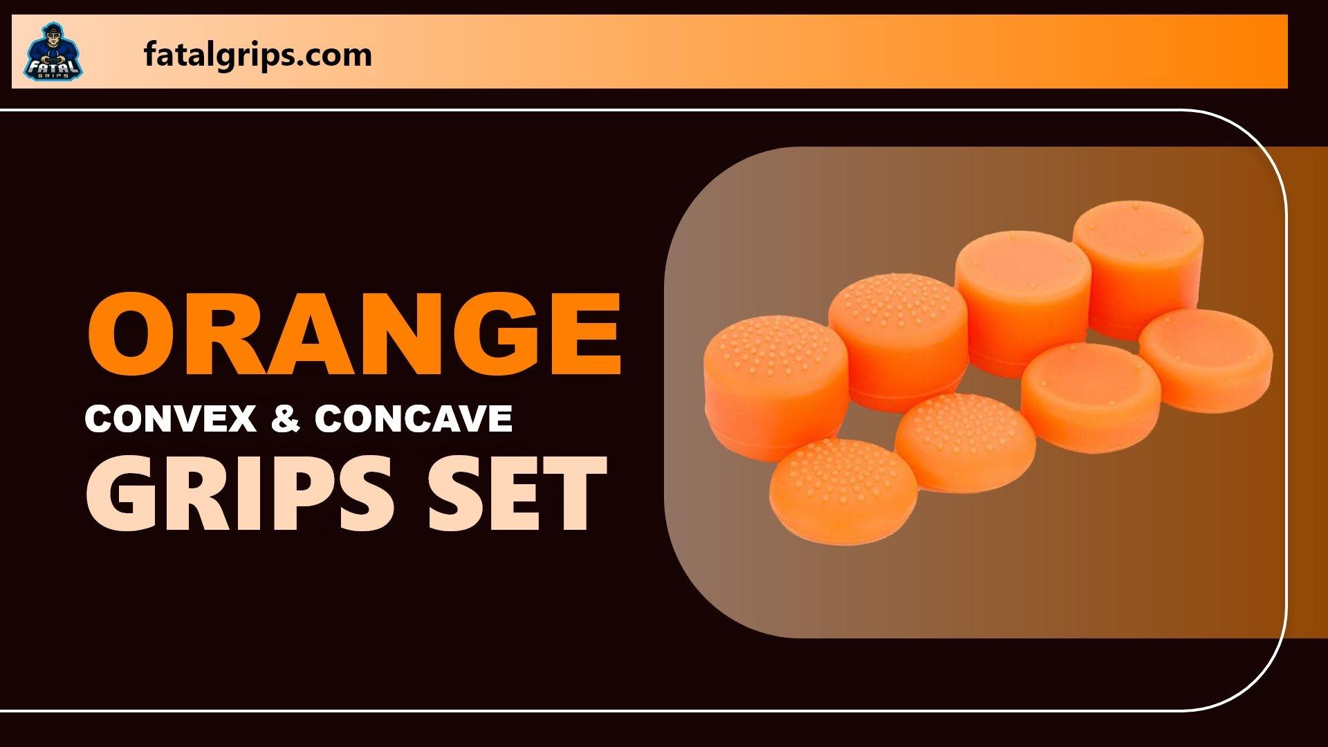 Orange Convex & Concave Grips Set - Fatal Grips