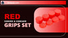 Red Convex & Concave Grips Set - Fatal Grips