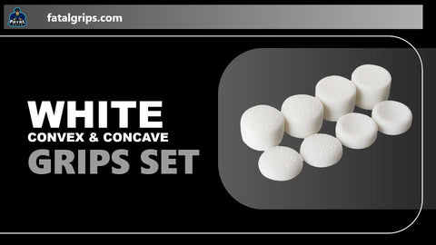 White Convex & Concave Grips Set