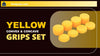 Yellow Convex & Concave Grips Set - Fatal Grips