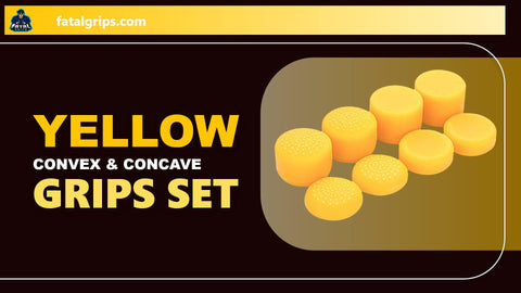 Yellow Convex & Concave Grips Set