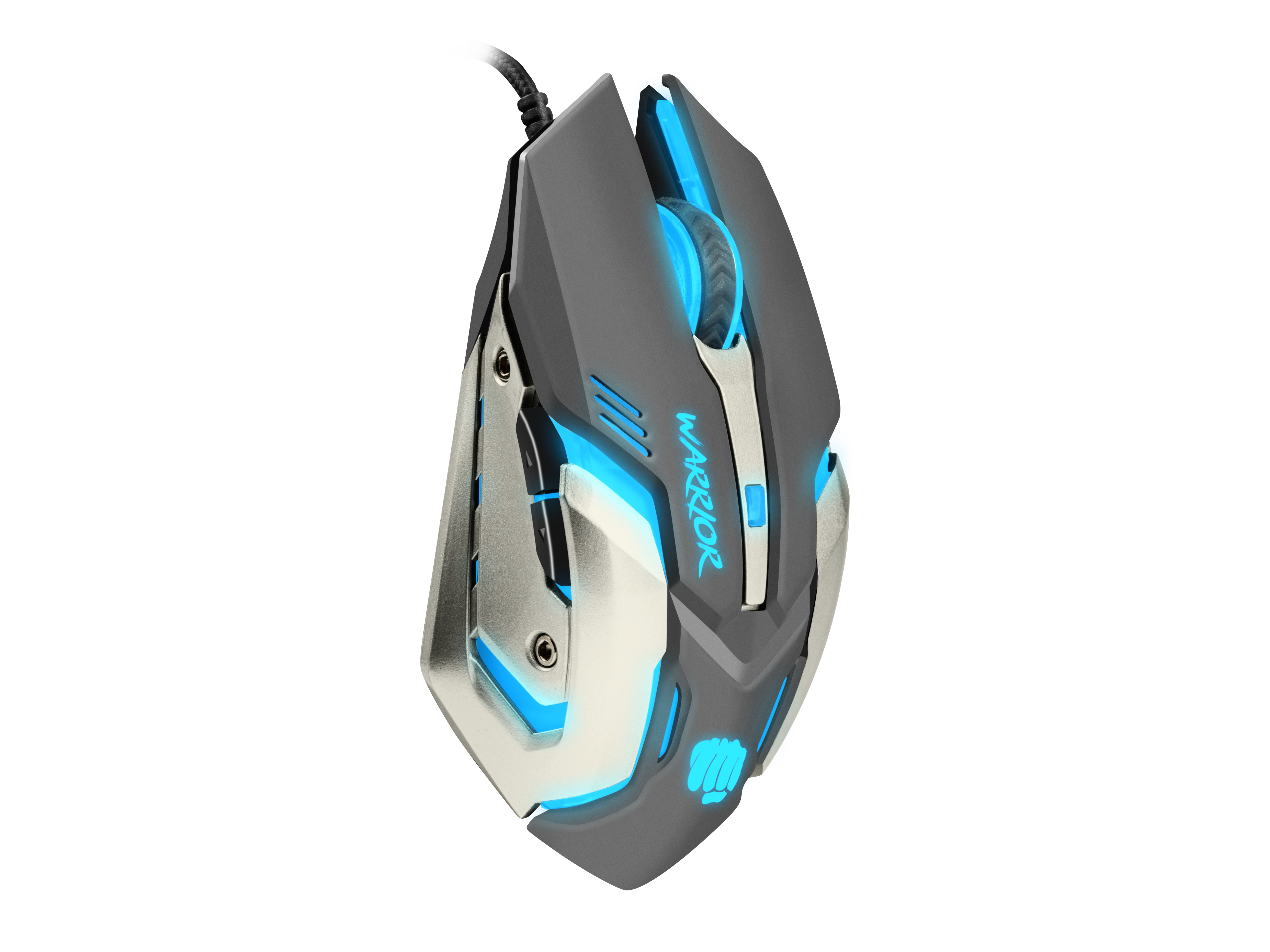 Fury Gaming Mouse Warrior 3200DPI Optical - Fatal Grips