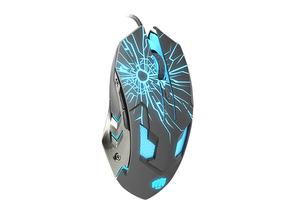 Fury Gaming Mouse Gladiator 3200DPI Optical - Fatal Grips