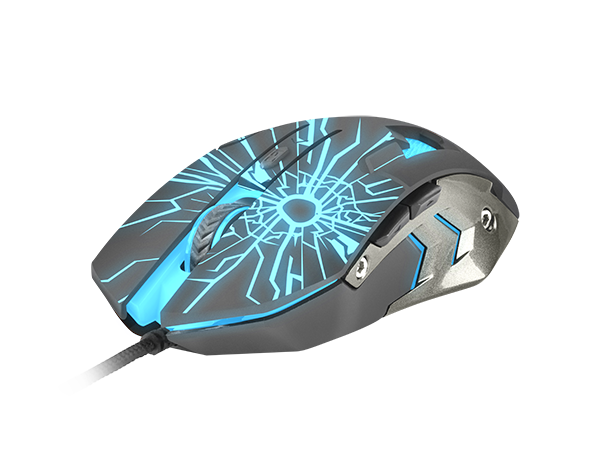 Fury Gaming Mouse Gladiator 3200DPI Optical - Fatal Grips