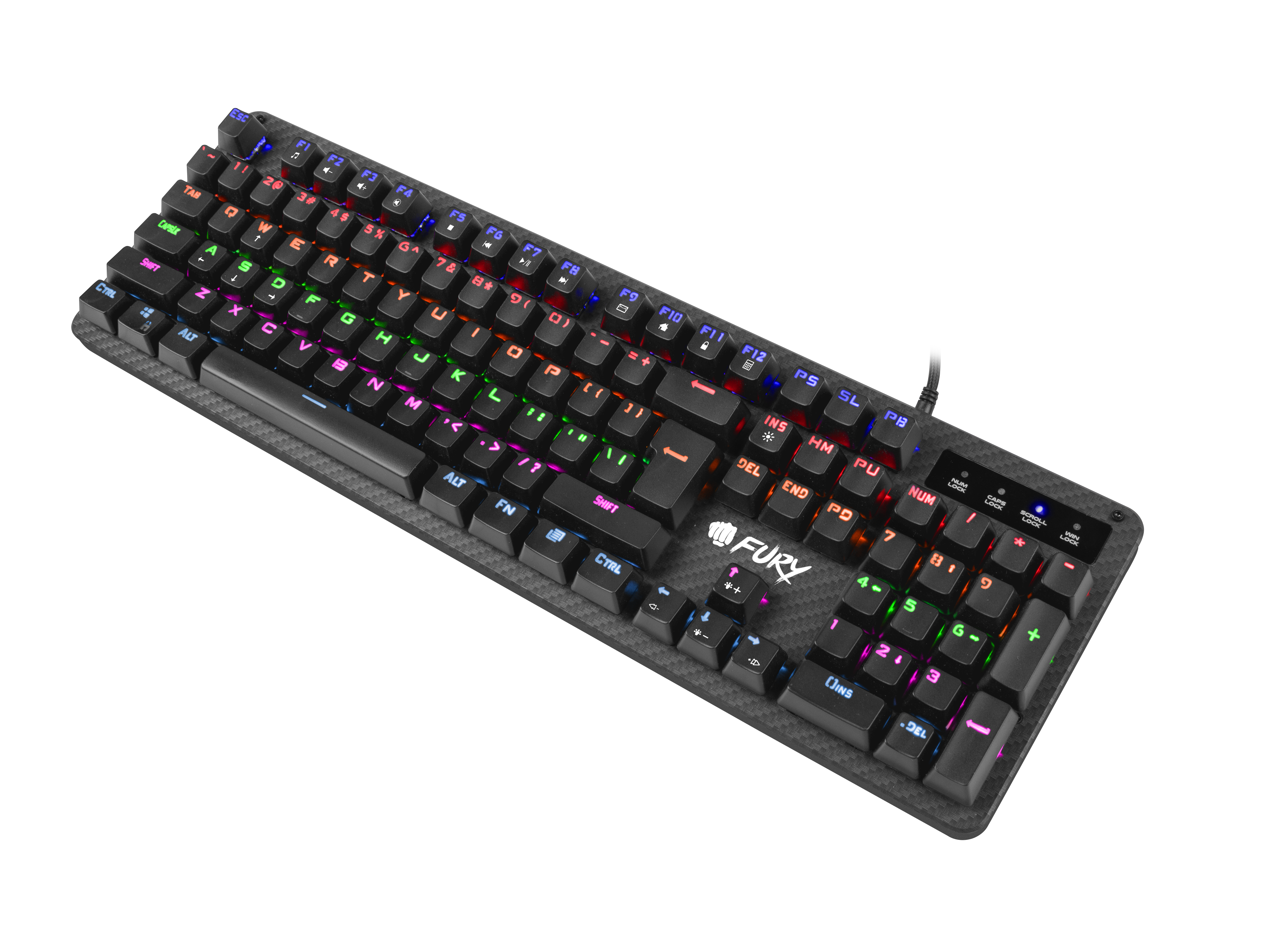 Fury Tornado: Mechanical Gaming Keyboard - Fatal Grips