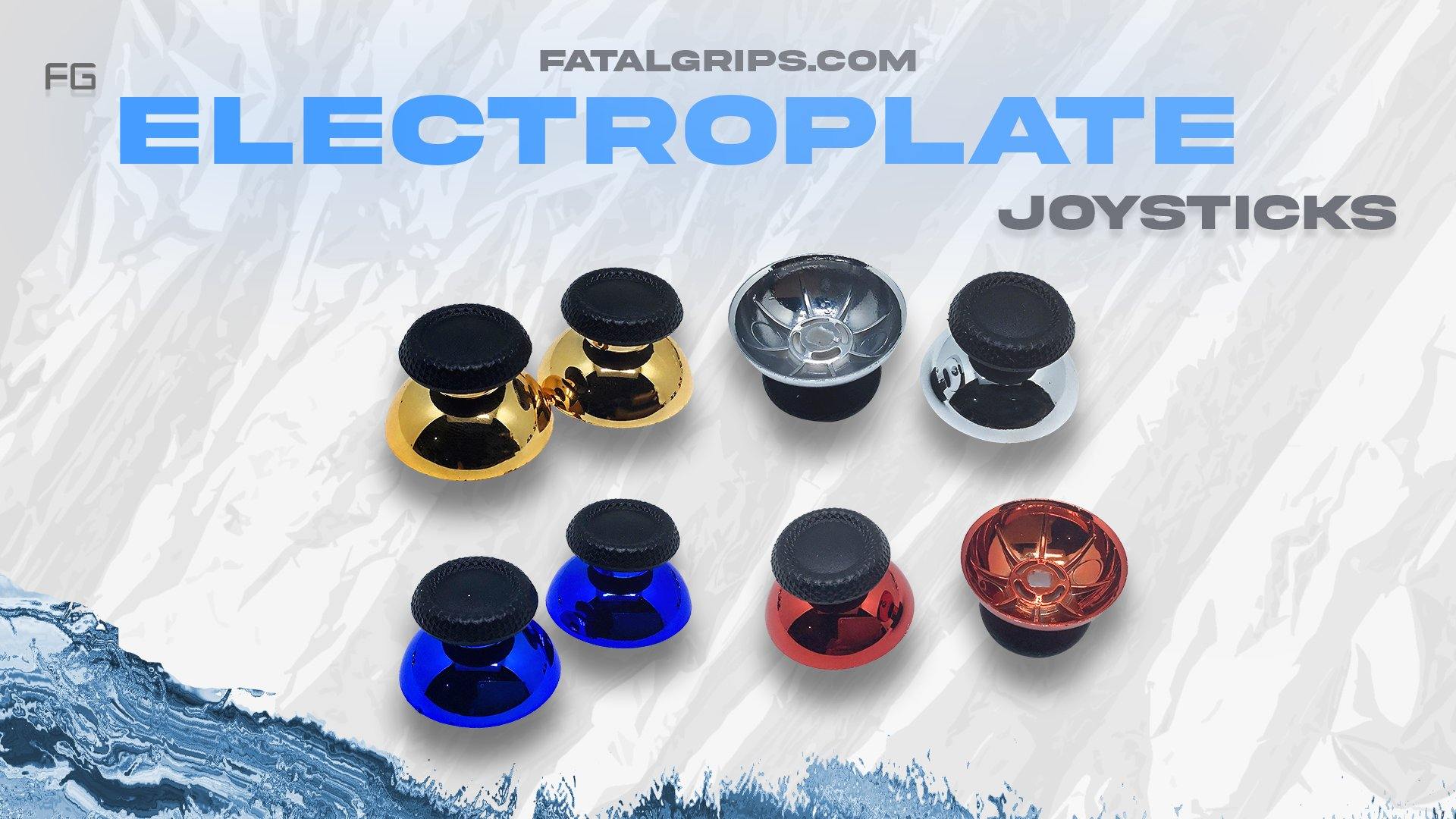 PS5 Electroplate Joysticks - Fatal Grips