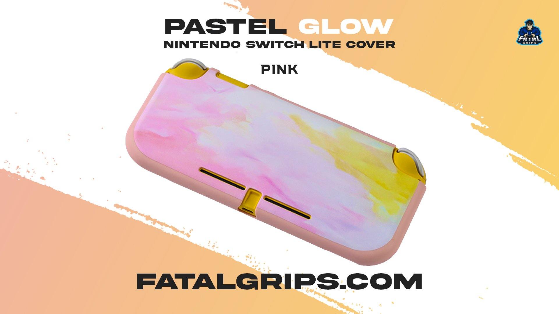 Pink Pastel Glow – Nintendo Switch Lite Cover - Fatal Grips