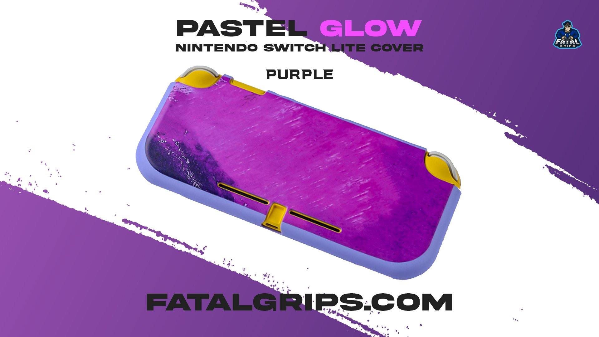 Purple Pastel Glow – Nintendo Switch Lite Cover - Fatal Grips