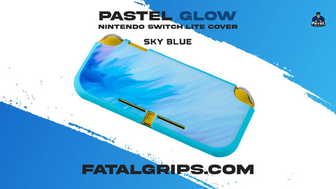 Sky Blue Pastel Glow – Nintendo Switch Lite Cover