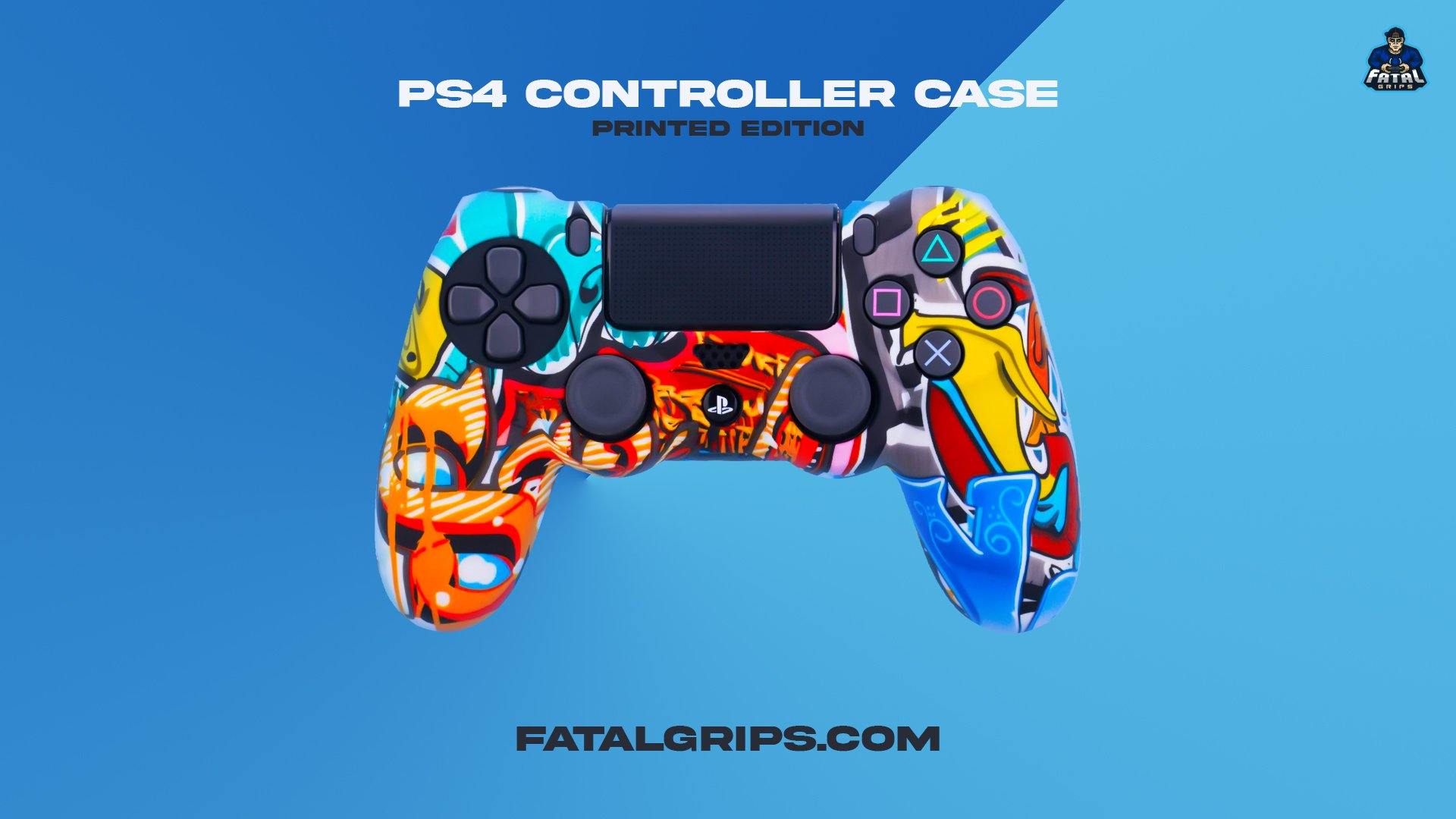 Stickerbomb PS4 Controller Case - Fatal Grips
