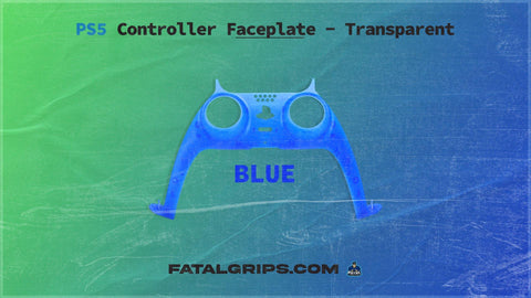 PS5 Controller Faceplate – Transparent