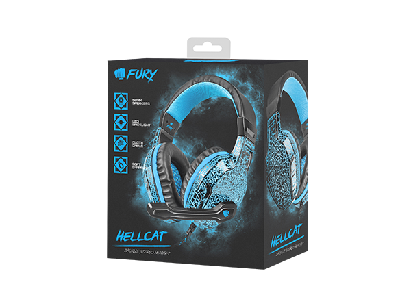 Fury Gaming Headset Hellcat Stereo - Fatal Grips