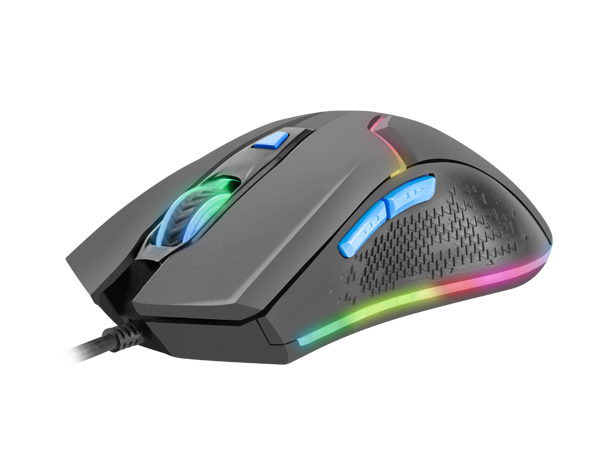 Fury Gaming Mouse Hunter 4800DPI Optical With Software - Fatal Grips