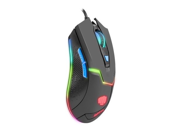 Fury Gaming Mouse Hunter 4800DPI Optical With Software - Fatal Grips