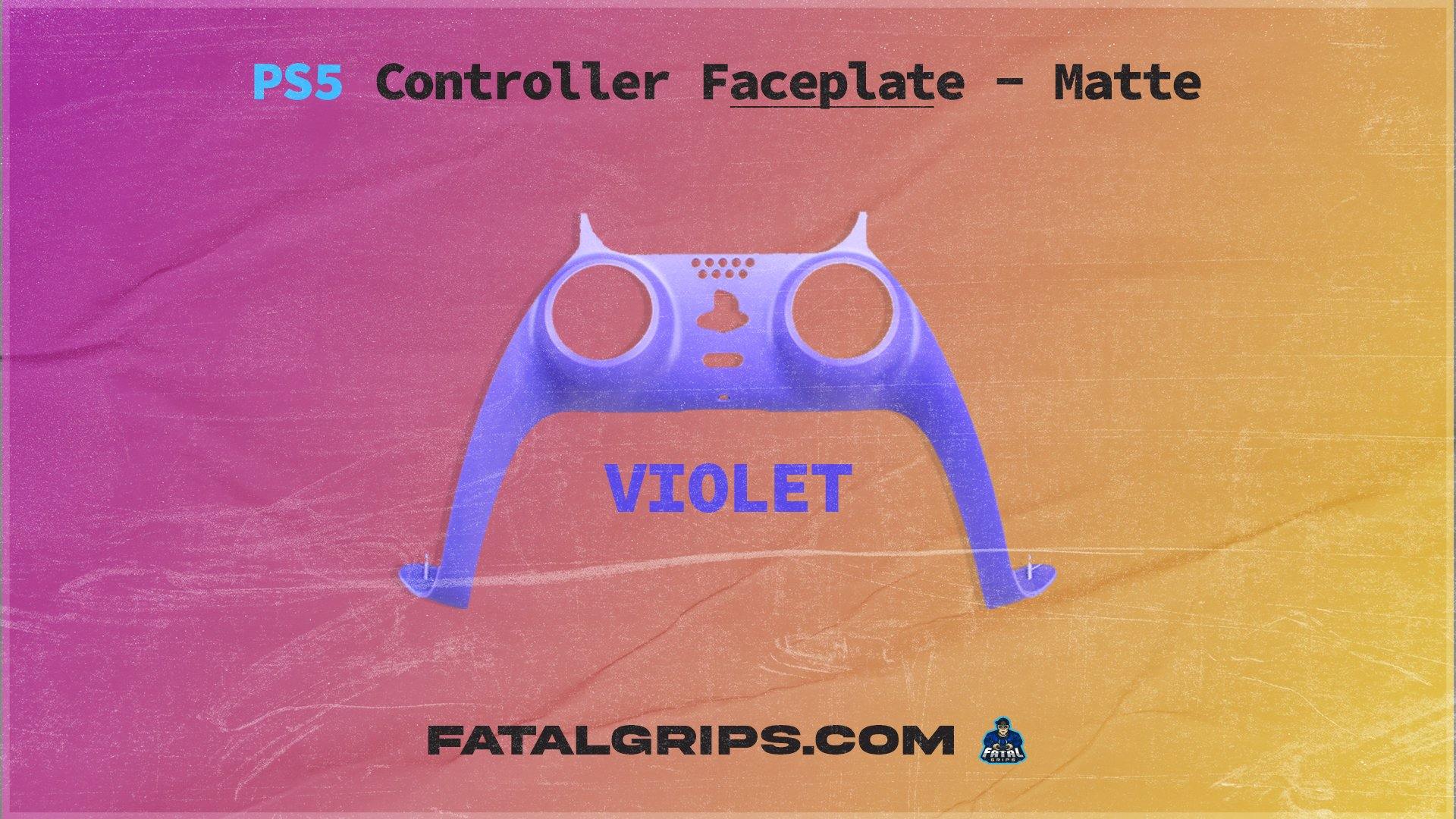 PS5 Controller Faceplate – Matte - Fatal Grips