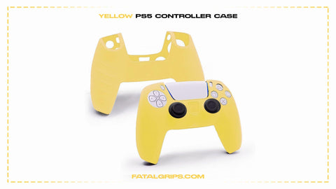 Yellow PS5 Controller Case